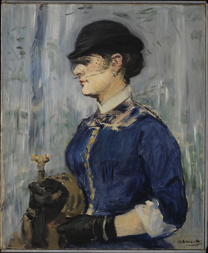  119-Édouard Manet, Giovane donna con un cappello  rotondo, 1877-79-Princeton University Art Museum 